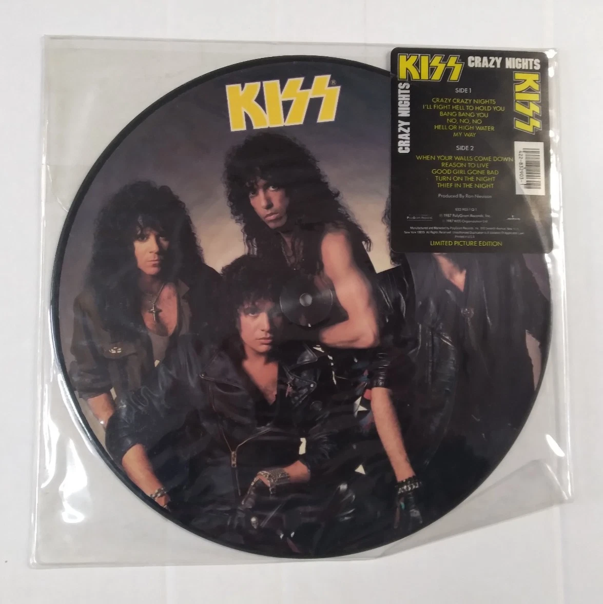 KISS Crazy Nights LP Picture Disc